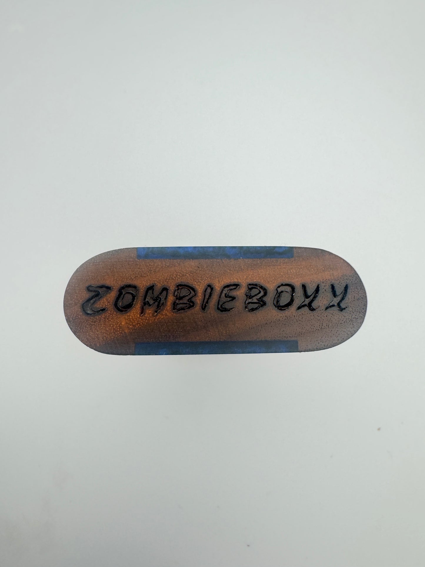 Zombieboxx Dugouts - UltimateZ - Premium Black Walnut - Blue/Black Resin Epoxy